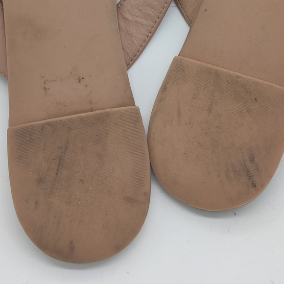 SALE - Tory Burch Marianne Makeup Leather thongs sz 8 - Picture 8 of 8